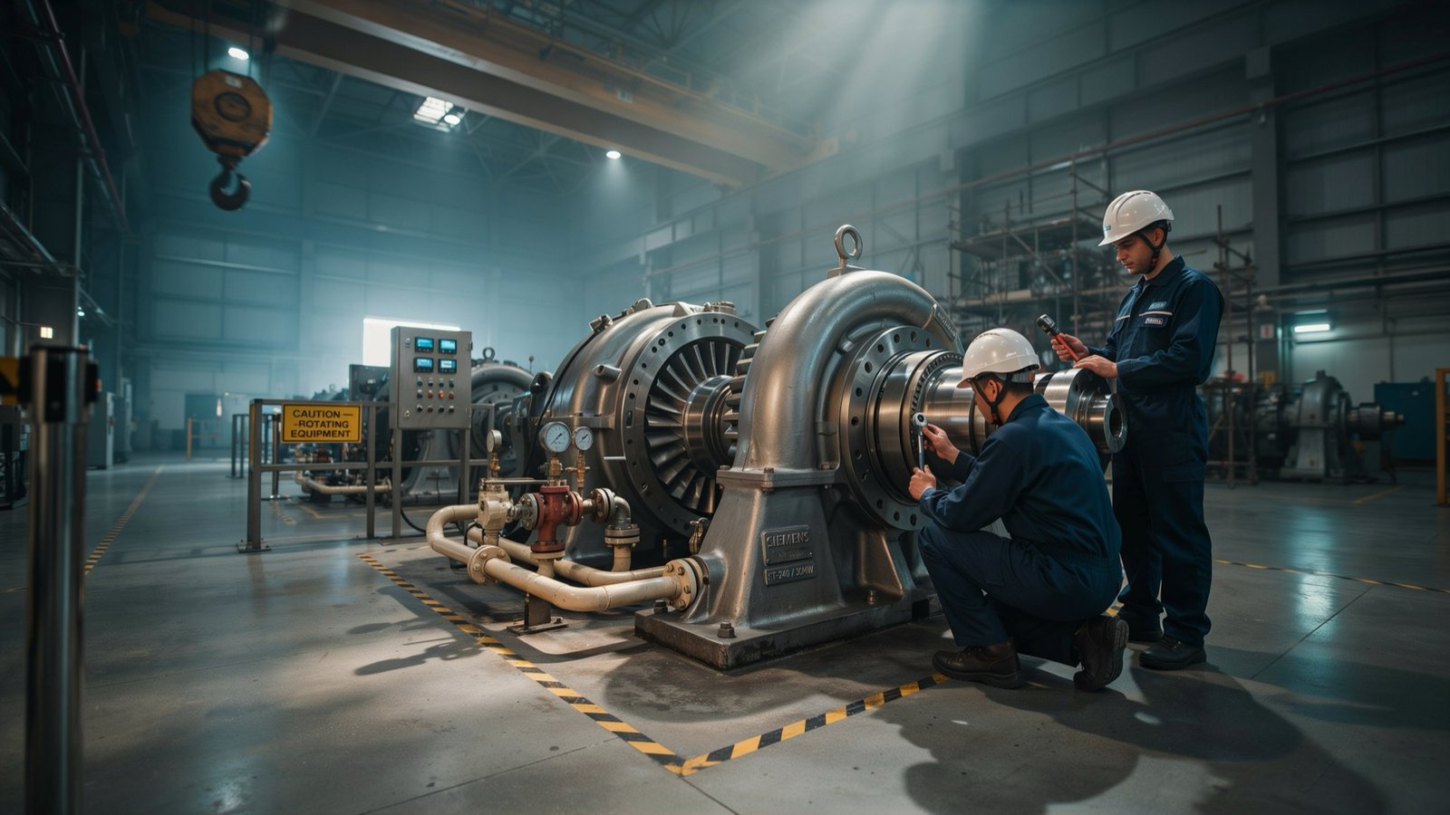 Turbina de vapor Siemens SST-600 montada por DMS Energía